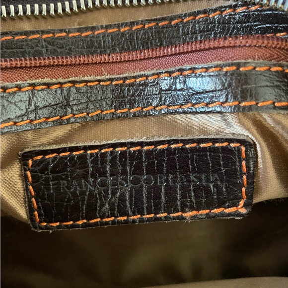 Francesco Biasia Leather made in Italy & Dust Bag - Picture 14 of 14